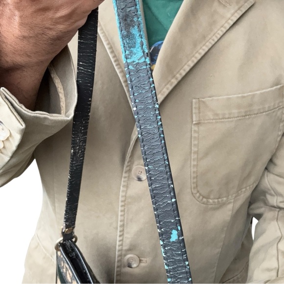 Vintage Christian Dior trotter shoulder bag canvas leather - Picture 8 of 12